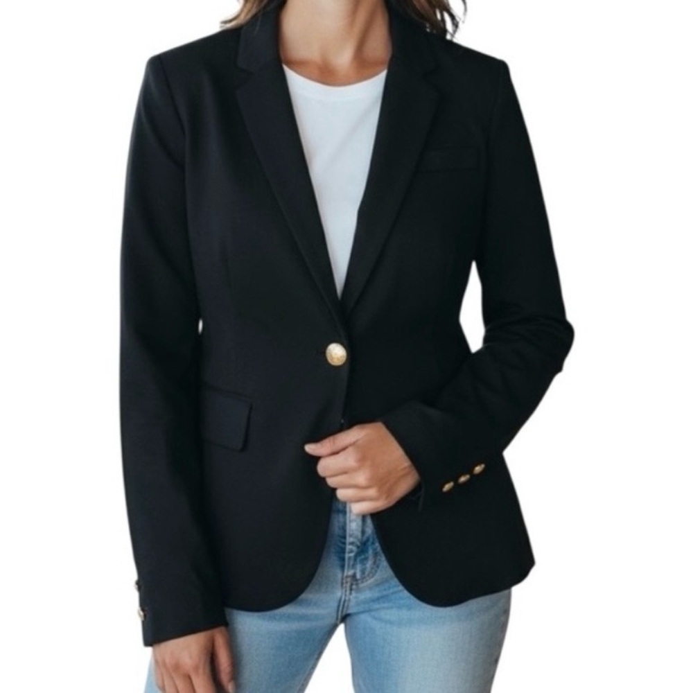 Juicy Couture Blazer, Vintage 90’s Black/pink  Gold Juicy embossed buttons, Sz S